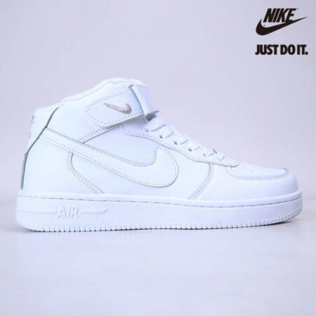 Nike Air Force 1 '07 Mid White 'Plus velvet'