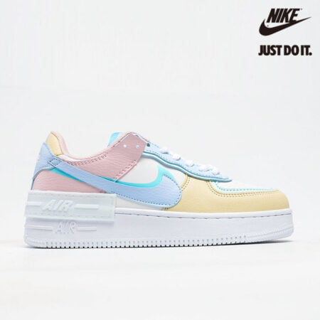 Nike Air Force 1 Shadow 'PASTEL' White Glacier Blue Ghost