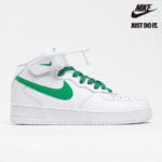 Nike Air Force 1 Mid White Green – 366731-909-Sale Online