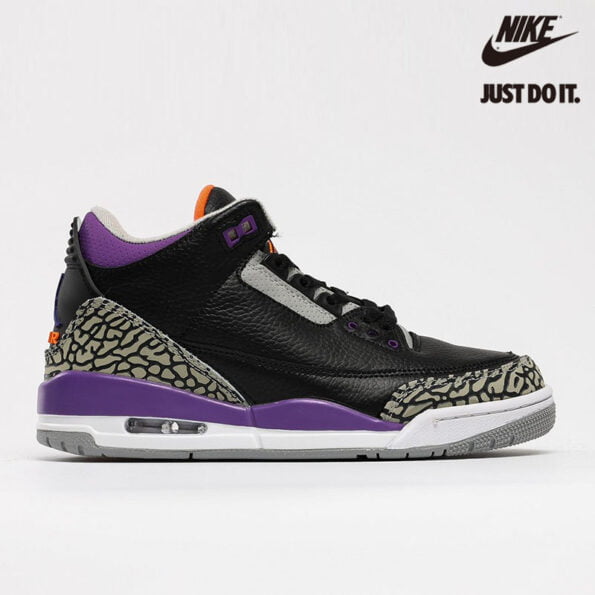 Air Jordan 3 Retro Court Purple Black Cement Grey White ‘Court Purple’ – CT8532-050-Sale Online