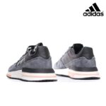 Adidas ZX 500 Boost Dark Grey/Black/White / Orange-B42217-Sale Online