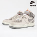 Nike Air Force 1 ’07 Offwhite Gray Orange – CQ5059-105-Sale Online