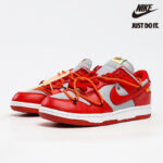Off-White x Nike Dunk Low ‘University Red’ – CT0856-600-Sale Online