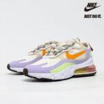 Nike Air Max 270 React ‘Sail Orange Frost’ Light Mahogany Brown Steam Green – DC3276-101-Sale Online