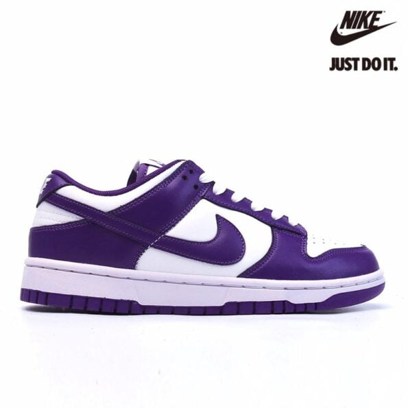 Nike Dunk Low ‘Championship Purple’ White/Court Purple Skate-DD1391-104-Sale Online