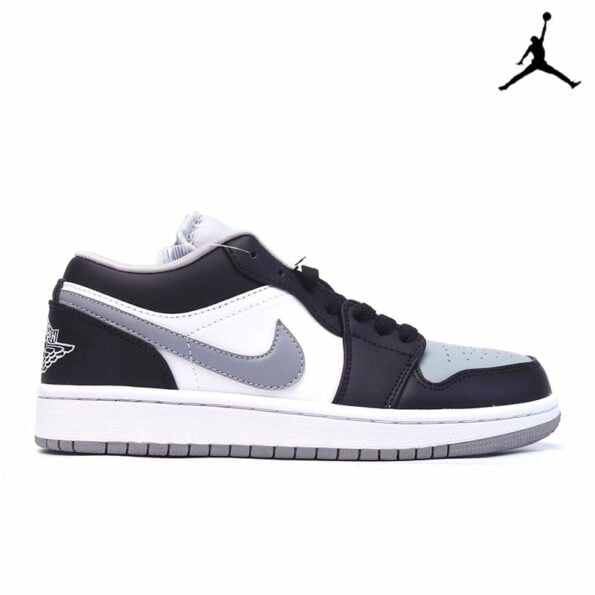 Air Jordan 1 Low ‘Light Smoke Grey’ Black White-553558-039-Sale Online