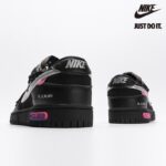 Off-White x Nike Dunk Low The ‘Lot 50 of 50’ Black Metallic Silver-DM1602-001-Sale Online