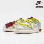 Off-White x Nike Dunk Low ‘Lot 08 of 50’ White Neutral Grey-DM1602-106-Sale Online