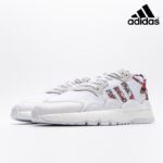 Adidas Nite Jogger Boost Cloud White Red Core Black-FW6696-Sale Online
