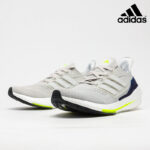 Adidas UltraBoost 21 ‘Crystal White’ Solar Yellow – FY0371-Sale Online