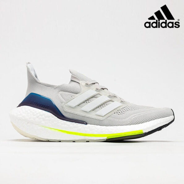 Adidas UltraBoost 21 ‘Crystal White’ Solar Yellow – FY0371-Sale Online