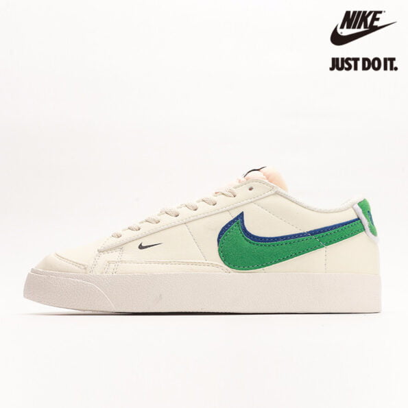Nike Blazer Low ’77 SE ‘Double Swoosh – Phantom Green Royal’ DO9777-001