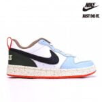 Nike Court Borough Low 2 GS ‘White Alabaster Speckled’-DX6052-101-Sale Online