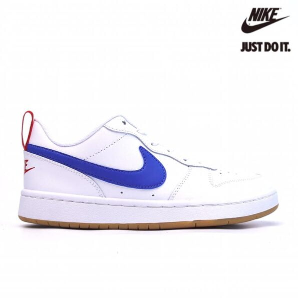 Nike Court Borough Low 2 GS ‘White Blue’-BQ5448-109-Sale Online
